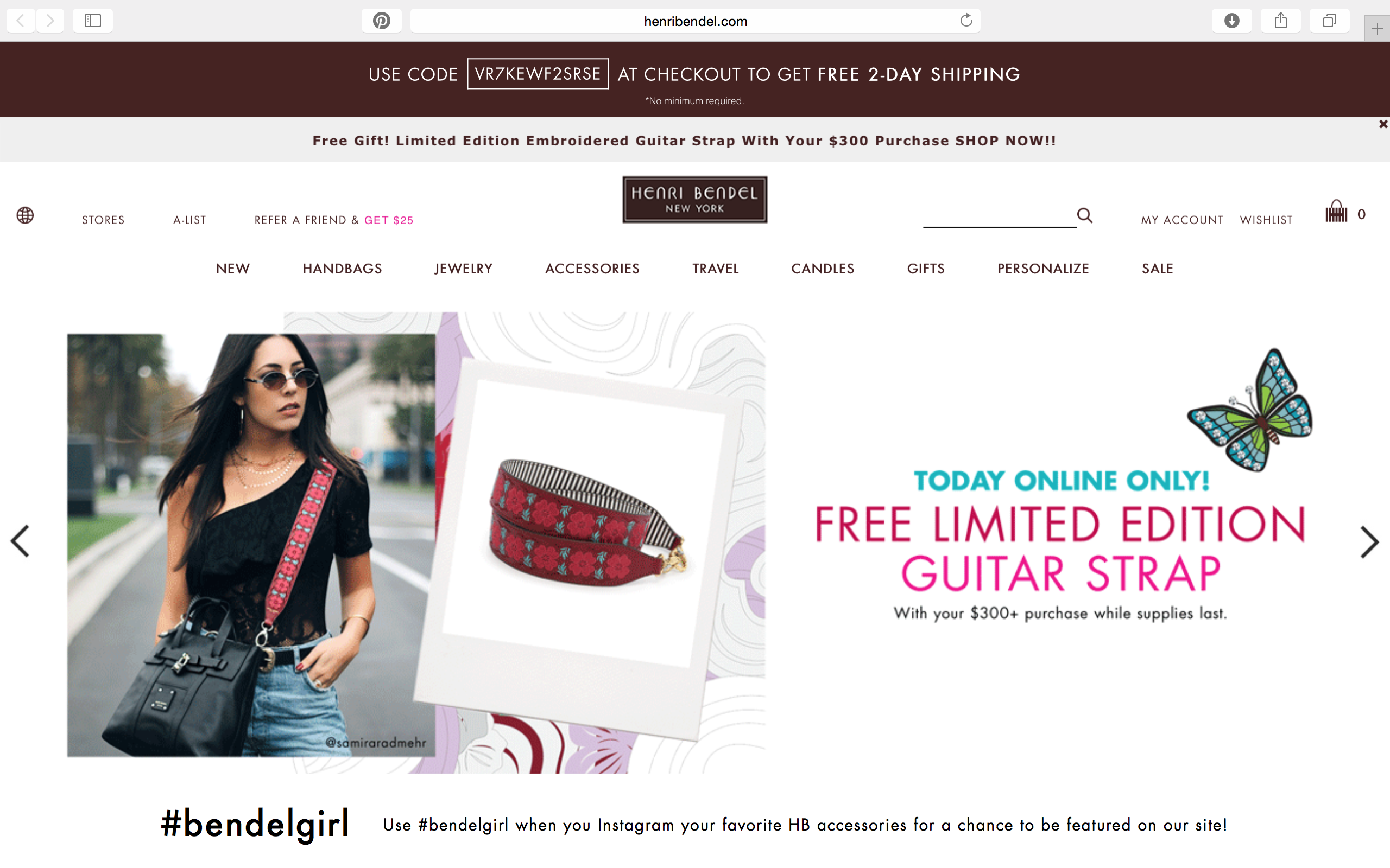 Henri Bendel Campaign